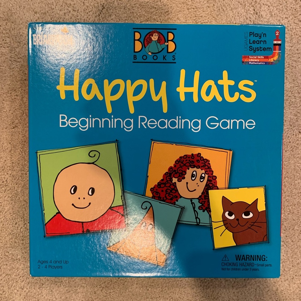 Happy Hats Beginning Reading Game